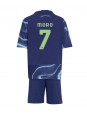 Ajax Raul Moro #7 Replika Borta Kläder Barn 2025-26 Kortärmad (+ byxor)